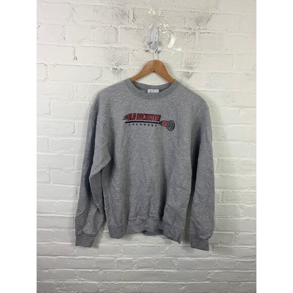 Champion Women's Old Rochester Lacrosse  Pullover Sweatshirts Gray Size Medium - Picture 1 of 5